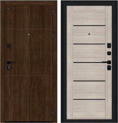 Дверь Браво Райт Pecan/Cappuccino Melinga