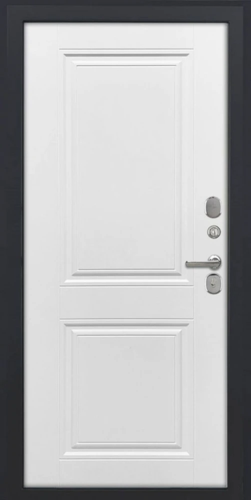 Входная дверь ДвериПРО Rosna ФЛ-677 (10мм, белый матовый) DPRO200221 внутренняя сторона