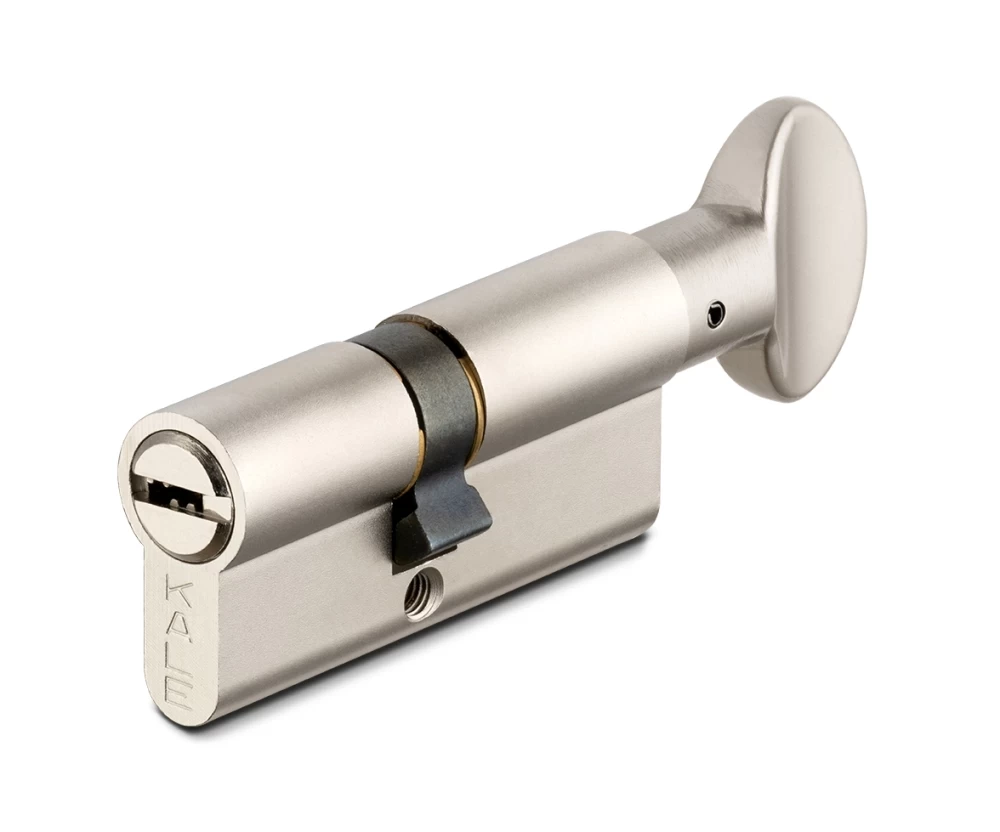 Фото Цилиндровый механизм с вертушкой 164 BM/80 (30+10+40) mm никель 5 кл.