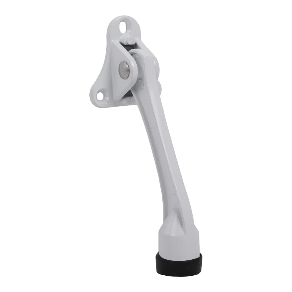 Фото Упор дверной напольный STOPPER-100 WH (белый) козья ножка