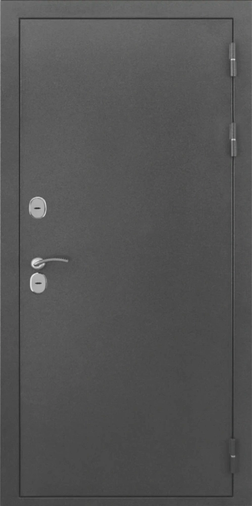 Входная дверь ДвериПРО L-Термо серебро ФЛЗ-603 Бетон снежный DPRO198280 внешняя сторона