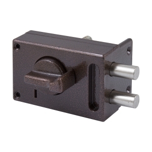 Замок накладной цилиндровый ЗН1-М1 КМЗ медь, 5 кл.