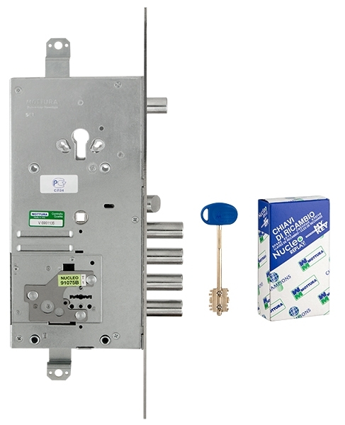 Фото Замок врезной двухсистемный 54.J936M-D MyKey (правый), перекод. с торца, кл. 60 мм, без накл.